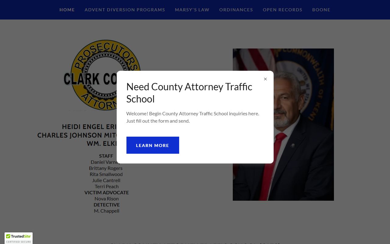 Clark County prosecutor court records after arrest information